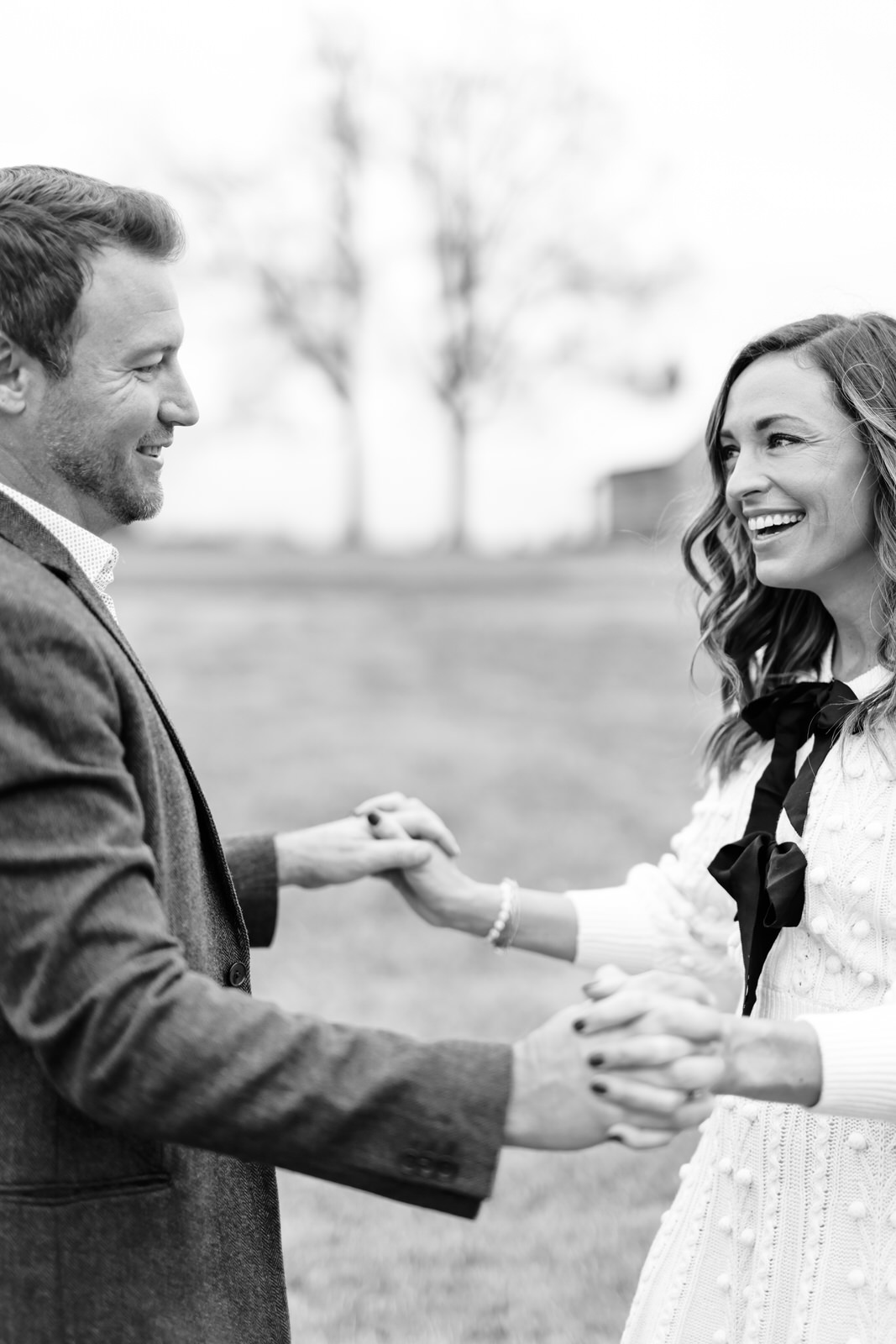 Beautiful and chic engagement photography for a couple getting married at Smith Mountain Lake.