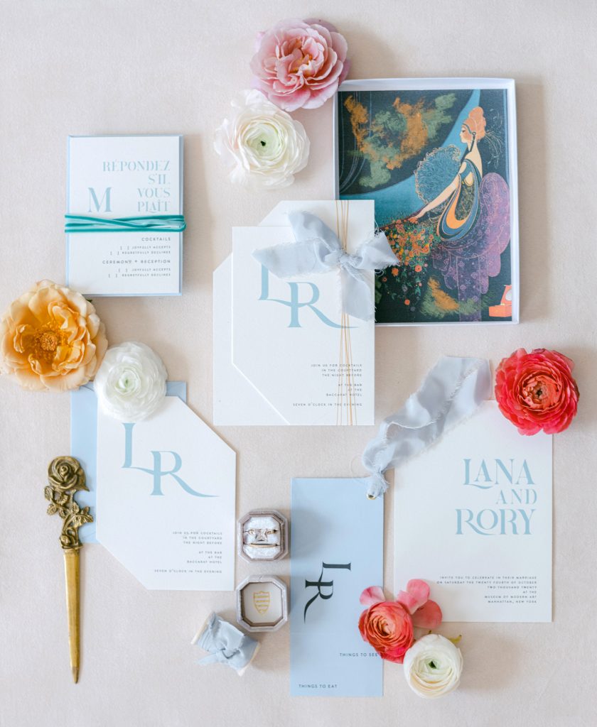 A DC wedding photographer captures creative wedding day details during a DC wedding, styled by Kaleb Norman James.