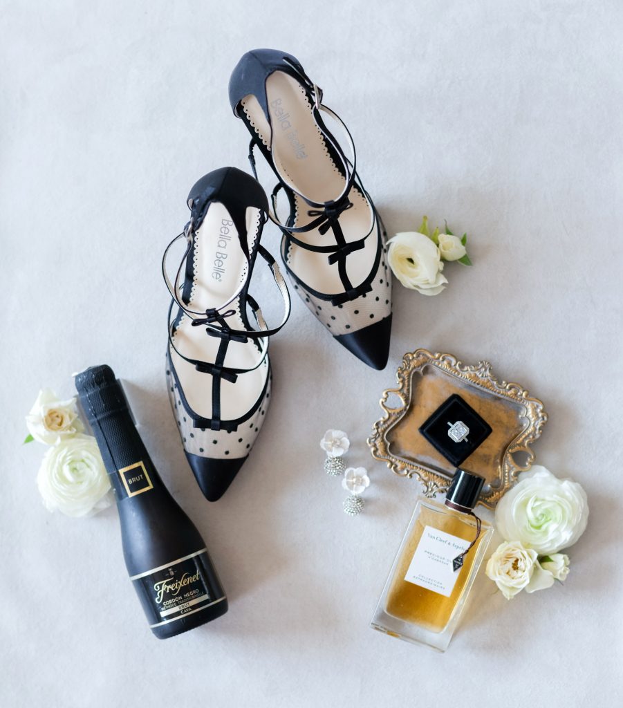 A DC wedding photographer captures creative wedding day details during a DC wedding, styled by Kaleb Norman James.