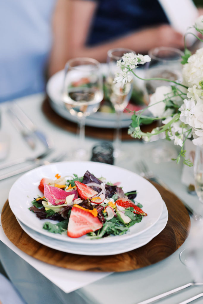 Elegant intimate wedding ceremony at Tudor Place in Washington DC.