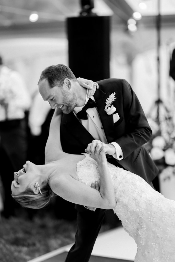 Elegant floral spring wedding at Graylyn Estate in Winston-Salem, North Carolina.