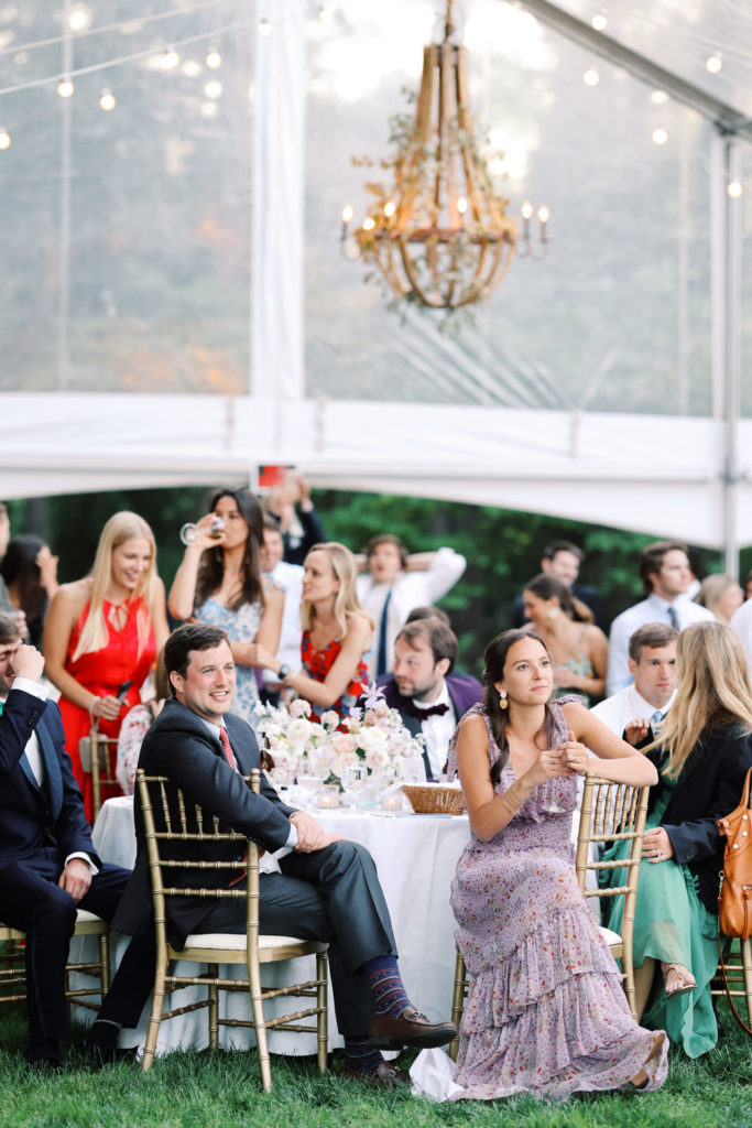 Modern romantic wedding at Graylyn Estate in Winston-Salem, North Carolina.