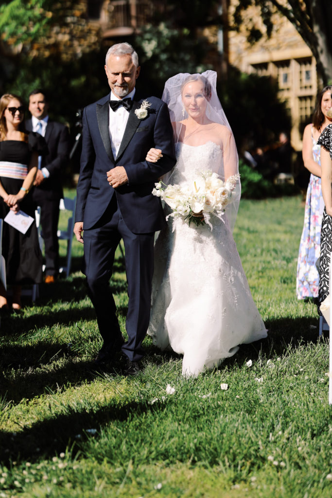 Elegant floral spring wedding at Graylyn Estate in Winston-Salem, North Carolina.