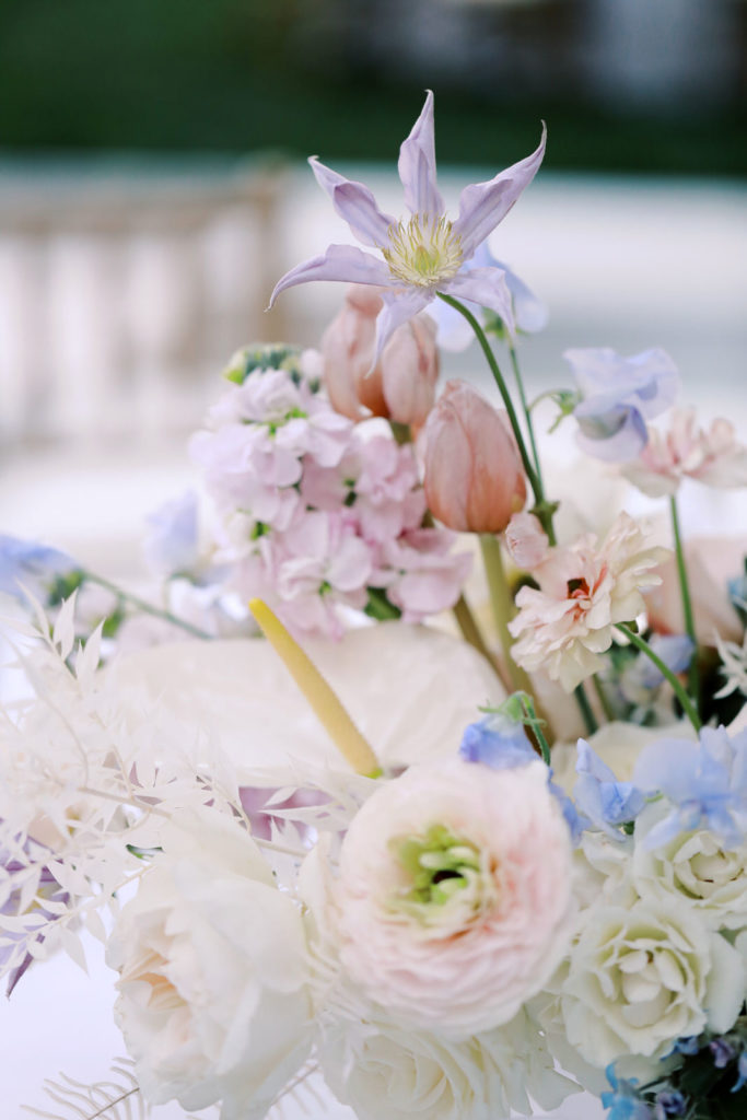 Elegant floral spring wedding at Graylyn Estate in Winston-Salem, North Carolina.