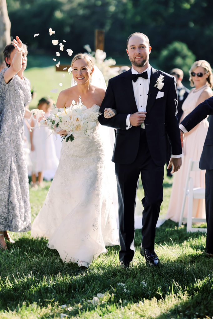 Elegant floral spring wedding at Graylyn Estate in Winston-Salem, North Carolina.